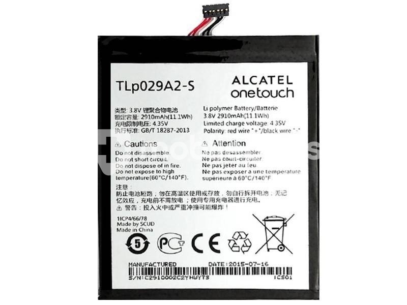 Batteria TLp029A2-S 2910 Mah Alcatel OT-6039 Idol 3