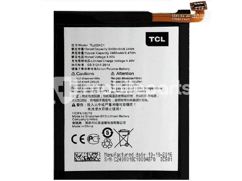 Batteria TLp024C1 2400 mAh Alcatel OT-5046Y A3