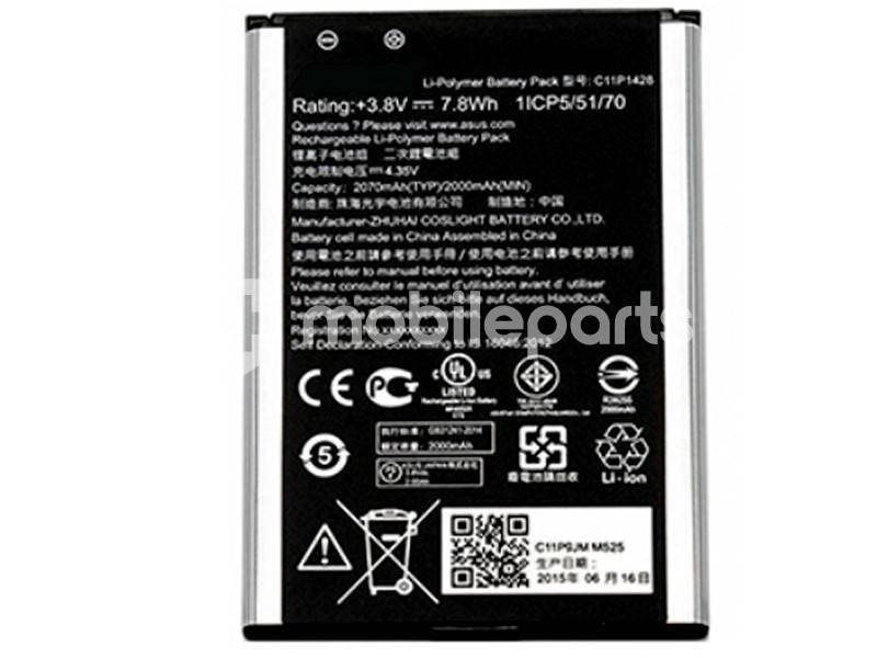 Batteria C11P1428 2070 mAh Asus Zenfone 2 Laser ZE500KL No Logo