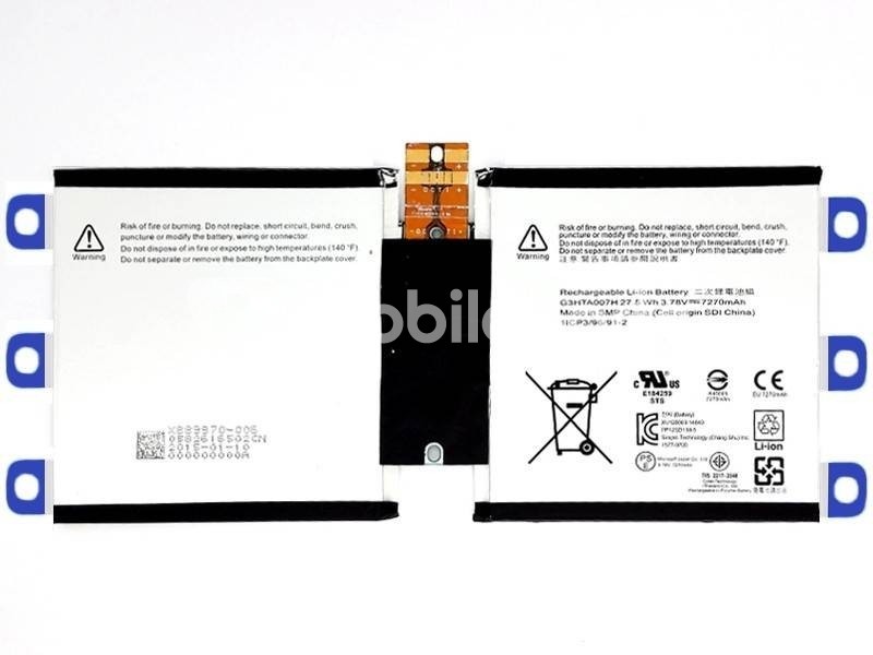 Batteria G3HTA003H 7270 mAh Microsoft Surface 3 1645