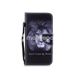 Leather Case TPU+PU Lion...