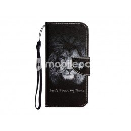 Leather Case TPU+PU Lion...