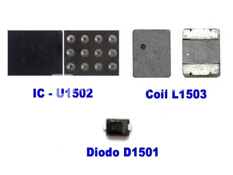 Kit Riparazione Backlight IC Coil Diode iPhone 6