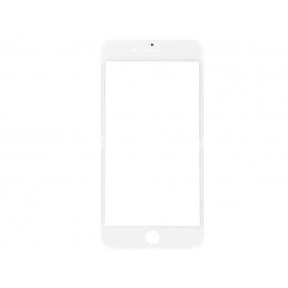 Vetro Bianco + Frame Ultra Resistente iPhone 8 Plus No Logo