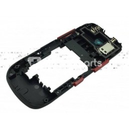 Middle Frame Black-Red Nokia 202 Asha