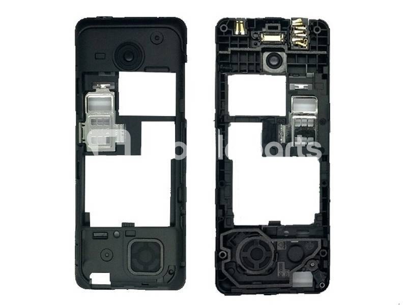 Middle Frame Nero Nokia 206 Dual Sim