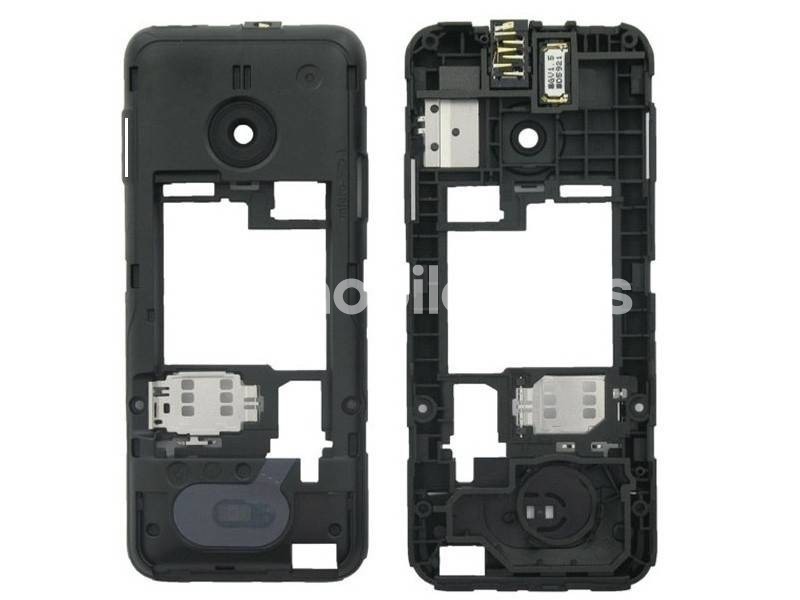 Middle Frame Nero Nokia 208 Dual Sim