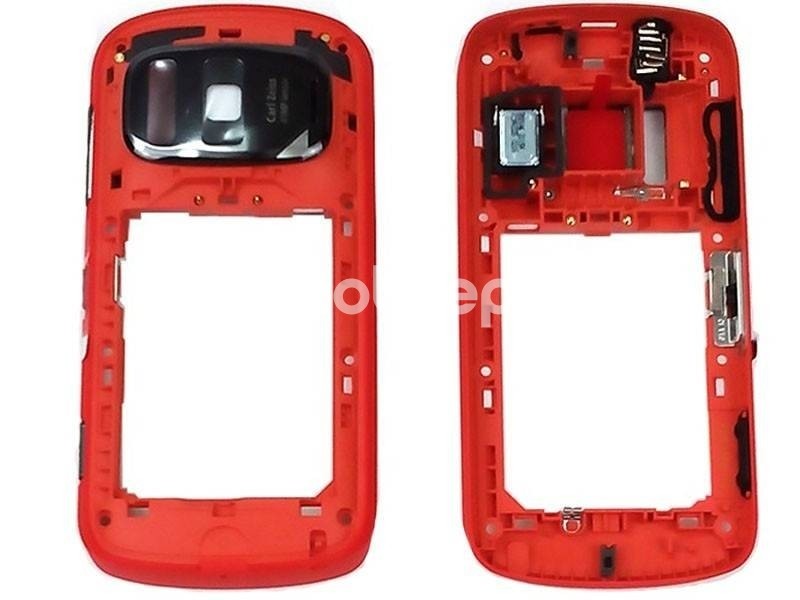 Retro Cover Completa Rossa Nokia 808 Pureview