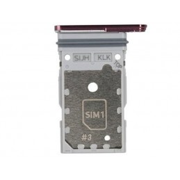 Dual Sim Tray Burgundy...