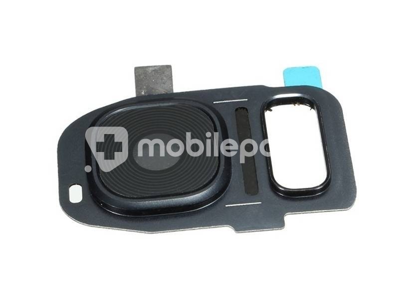 Vetrino + Frame Fotocamera Samsung SM-G930 S7 x Versione Blu Scuro