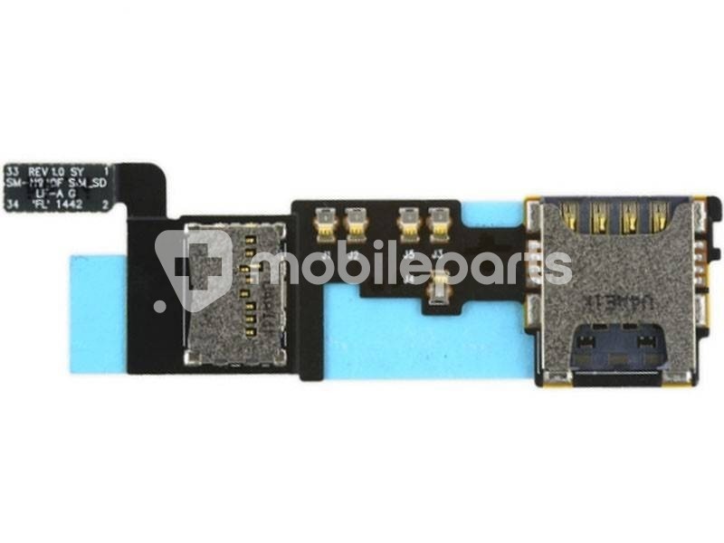 Lettore Sim Card Completo Flat Cable Samsung N910