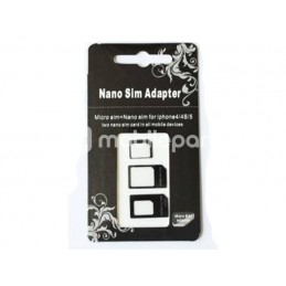 Black Nano Sim Adapter