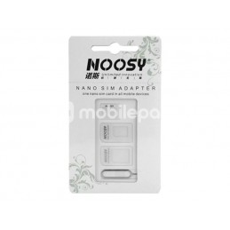 Noosy Nano Sim Adapter Bianco