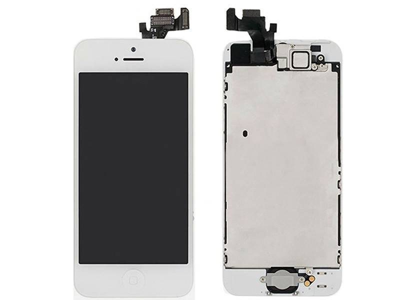 Display Touch Bianco Full Parts iPhone 5 No Logo Flex