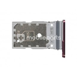 Dual Sim Tray Burgundy...