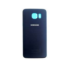 Retro Cover Blu Scuro + Adesivo Guarnizione Samsung SM-G920 "X Ver Nero ori